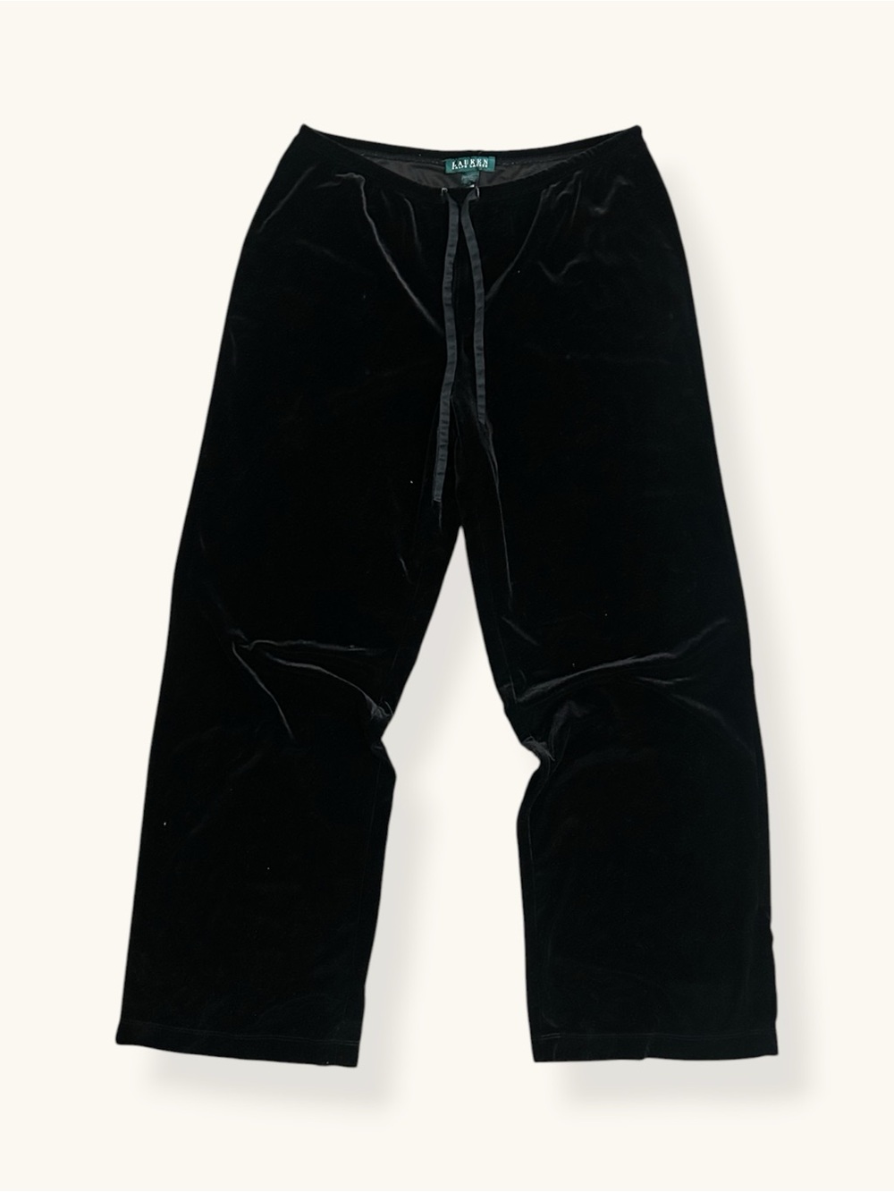 VTG Velvet Lauren Ralph Lauren Drawstring Pull on Pants
